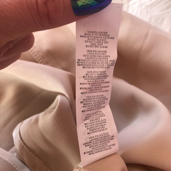 ✨HP✨NWT | NASTY GAL | Size 4 | Halter Neck Satin Midi Slip Dress - Picture 13 of 14